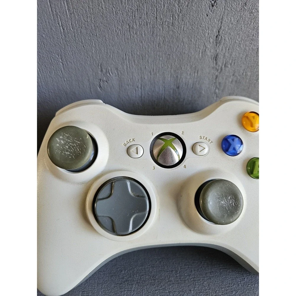 Xbox 360 Wireless Controller Official White Gaming Pad Remote Untested OEM